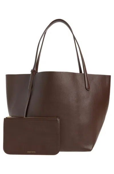 Mansur Gavriel Everyday Soft Leather Tote In Brown