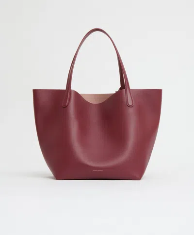 Mansur Gavriel Everyday Soft Tote In Burgundy