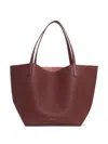 Mansur Gavriel Everyday Soft Leather Tote Bag In Red