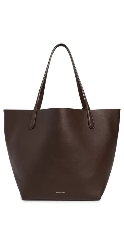 Mansur Gavriel Everyday Soft Tote Chocolate/butter