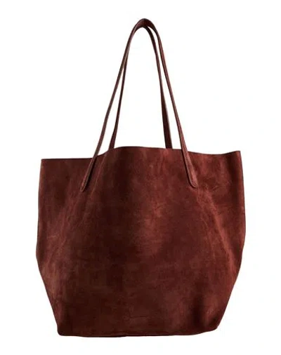 Mansur Gavriel Everyday Soft Woman Handbag Chocolate Brown Size - Leather