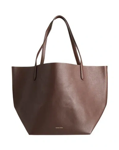 Mansur Gavriel Everyday Woman Handbag Chocolate Brown Size - Leather