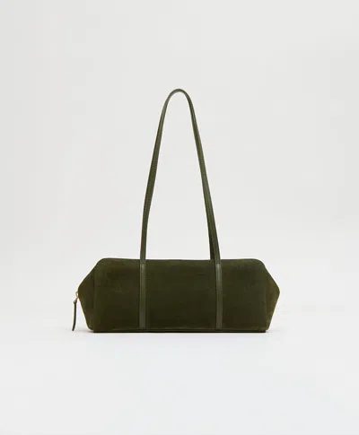 Mansur Gavriel Filo Bag In Algae Suede/algae