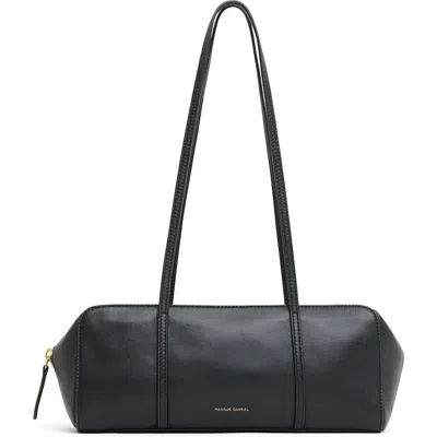 Mansur Gavriel Filo Leather Shoulder Bag In Black