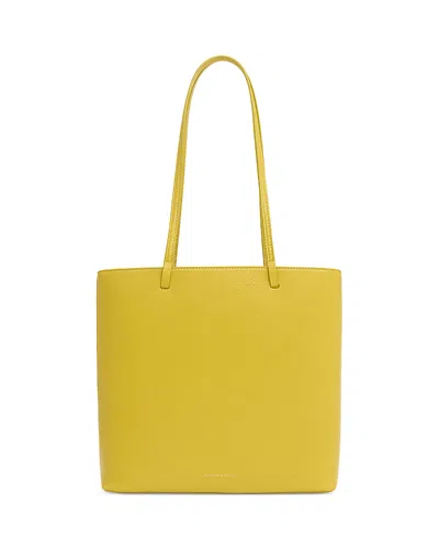 Mansur Gavriel Filo Leather Tote Bag In Yellow