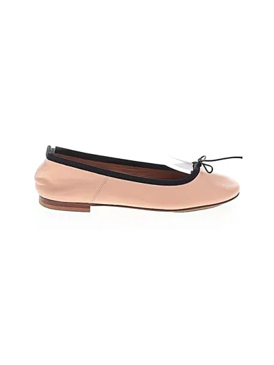 Pre-owned Mansur Gavriel Flats In Brown
