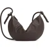 Mansur Gavriel Fortuna Leather Hobo Bag In Brown