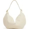 Mansur Gavriel Fortuna Leather Hobo Bag In Jasmine