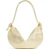 Mansur Gavriel Fortuna Metallic Leather Hobo Bag