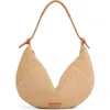 Mansur Gavriel Fortuna Raffia Hobo Bag In Natural