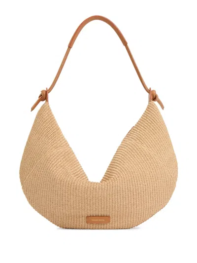 Mansur Gavriel Fortuna Shoulder Bag In Neutrals