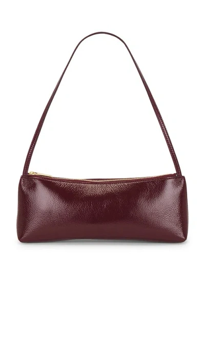 Mansur Gavriel Gaia Baguette Bag In Claret