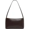 Mansur Gavriel Gaia Leather Shoulder Bag In Aubergine