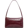 Mansur Gavriel Gaia Leather Shoulder Bag In Burgundy