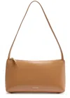 Mansur Gavriel Gaia Leather Shoulder Bag In Camel