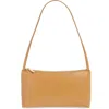 Mansur Gavriel Gaia Leather Shoulder Bag In Caramel