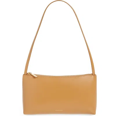 Mansur Gavriel Gaia Leather Shoulder Bag In Caramel