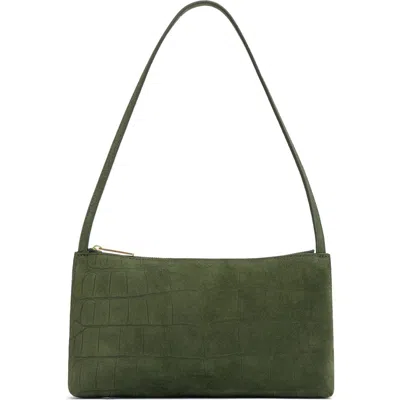 Mansur Gavriel Gaia Leather Shoulder Bag In Green