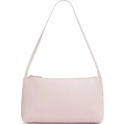 Mansur Gavriel Gaia Leather Shoulder Bag In Orchidea/desert