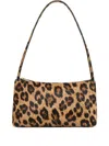 Mansur Gavriel Gaia Leopard-print Calf-hair Shoulder Bag In Neutral