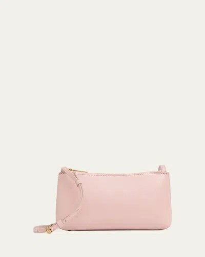 Mansur Gavriel Mini Gaia Leather Crossbody Bag In Pink