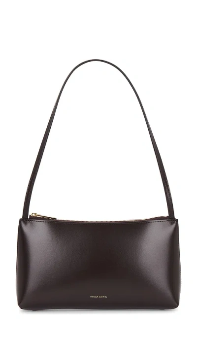 Mansur Gavriel Gaia Shoulder Bag In Aubergine
