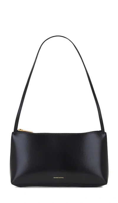 Mansur Gavriel Gaia Shoulder Bag In 黑色 & 火焰红