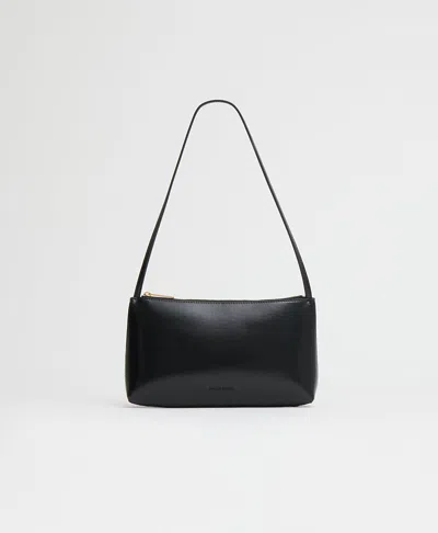 Mansur Gavriel Gaia Shoulder Bag In Black