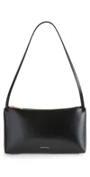 Mansur Gavriel Gaia Shoulder Bag Black/flamma In Black/flamma