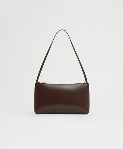 Mansur Gavriel Gaia Shoulder Bag In Brown