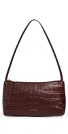 Mansur Gavriel Gaia Shoulder Bag Chocolate In Brown