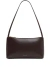 Mansur Gavriel Gaia Leather Shoulder Bag In Purple