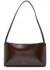 Mansur Gavriel Gaia Smoothed Leather Shoulder Bag In Brown
