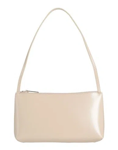 Mansur Gavriel Gaia Woman Handbag Beige Size - Leather In Sand