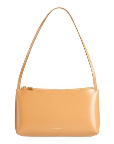 Mansur Gavriel Gaia Woman Handbag Camel Size - Leather In Sand