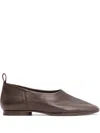 Mansur Gavriel Glove Ballerinas In Brown