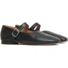 Mansur Gavriel Glove Mary Jane Flat In Black