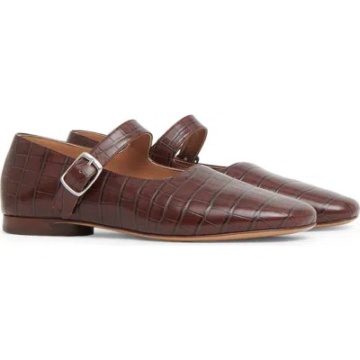 Mansur Gavriel Glove Mary Jane Flat In Multi