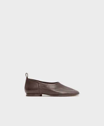 Mansur Gavriel Glove Slip On In Brown