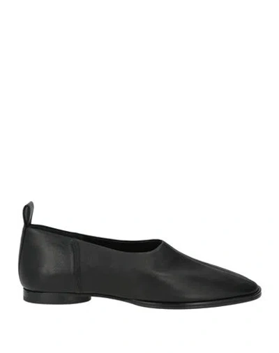 Mansur Gavriel Glove Slip On Woman Ballet Flats Black Size 8 Leather In Multi