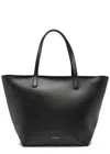 Mansur Gavriel Grained Leather Tote In Black
