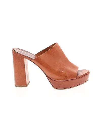 Pre-owned Mansur Gavriel Heels In Tan