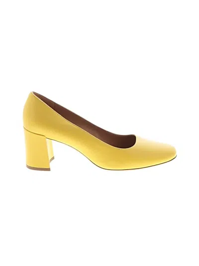 Pre-owned Mansur Gavriel Heels In Yellow