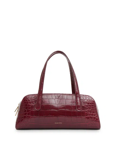 Mansur Gavriel Helios Shoulder Bag In Burgundy