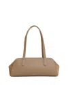 Mansur Gavriel Helios Top Handle Bag In Brown