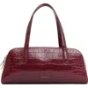 Mansur Gavriel Helios Top Handle Bag In Burgundy
