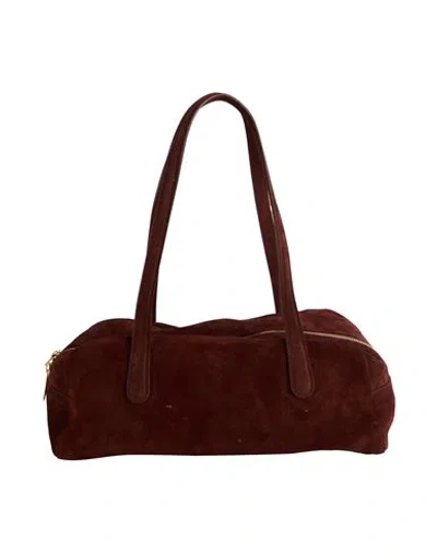 Mansur Gavriel Helios Woman Handbag Chocolate Brown Size - Leather