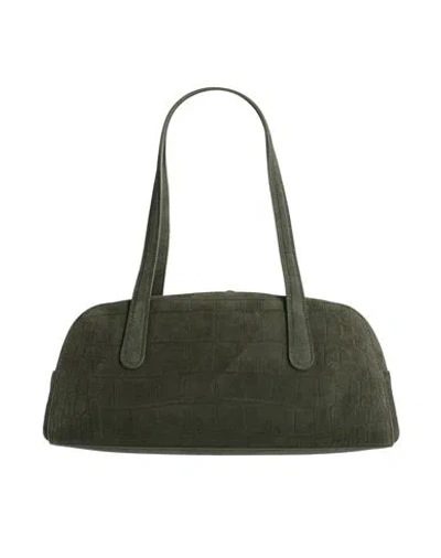 Mansur Gavriel Helios Woman Handbag Dark Green Size - Leather