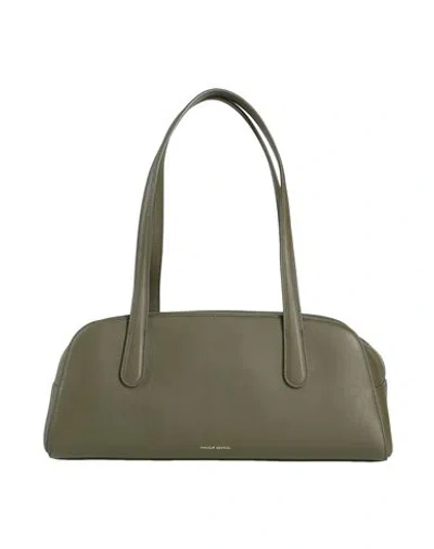 Mansur Gavriel Helios Woman Handbag Military Green Size - Leather
