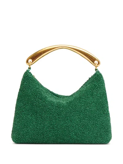Mansur Gavriel Hera Metal Handle Mini Bag In Green